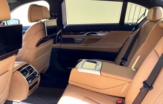 luxury bmw-7 leather interior