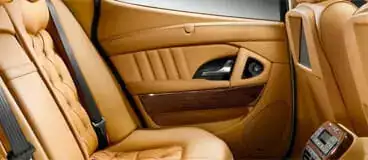 cozy leather luxury car interior